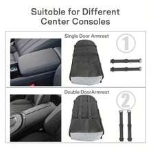 Pet Car Carrier Bed, Cat Dog Nest, Car Center Console Cushion, Portable Pet Carrier Bag, Suitable For Small & Medium Pets - Grey - View 4
