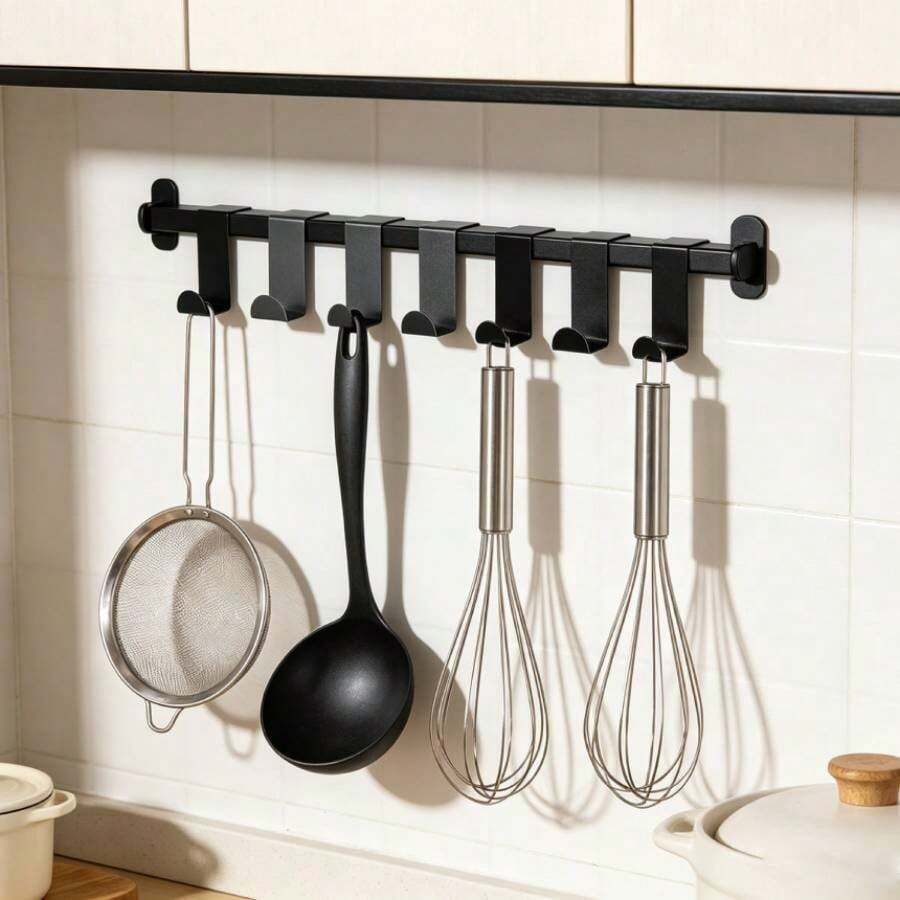 1/4PCS Ganchos para Gabinete, Ganchos de Cocina para Colgar Utensilios de Cocina, Herramientas de Cocina, Artículos Esenciales de Cocina - Ver 1