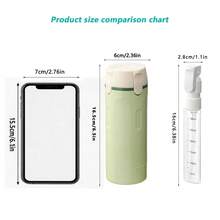 1pc 4-In-1 Travel Liquid Dispenser, Portable Travel Bottles, Liquid Filling Bottles For Perfume, Shampoo, Body Wash, And Other Liquid Products - Nordic Grey - View 6