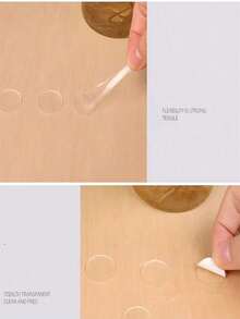 80/20 (20 Glue Dots Per Piece) Double-Sided Adhesive Clear Removable Balloon Tape, Balloon Decoration Accessories - Ultra Strong Adhesive Stickers Suitable For DIY Wedding Birthday Party Decoration, Party, Camping, Birthday, Wedding, Handicrafts - Multicolor - View 5