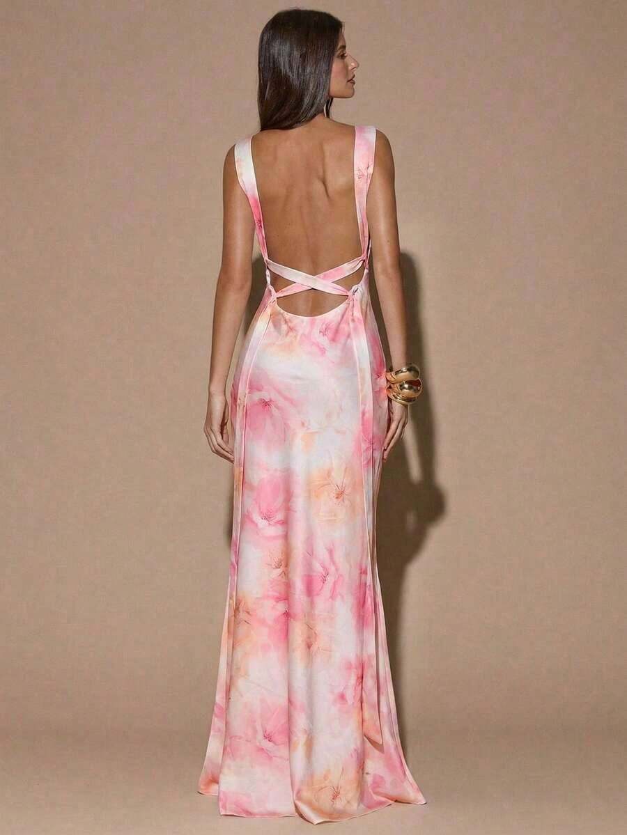 Women Midi Dresses - Rosa - View 1
