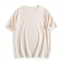 Plus Size Casual T-Shirt For Women, Retro "MAMA" T-Shirt For Mom - Loose Fit Crew Neck Letter Print T-Shirt, Suitable For Stylish Moms To Wear All Year Round, An Excellent Gift For Mother's Day. - 白色 - 查看 8