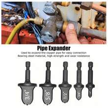 11pcs Hex Shank Expander Tool Set, Electric Tube Expander, AC Copper Pipe Flaring Tool, Electric Tube Expanding Head, Flaring Tool Repair Kit, Electric Tube Expansion Tools, Inch Pipe Expanding Tool Kit - 11pc - View 5