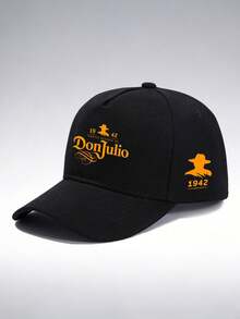1pc/2pcs Vintage Don Julio Print Unisex Baseball Cap And Crossbody Bag Street Style All-Season Casual Daily Outfit Set - Multicolor - View 3