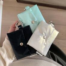 Minimalist Anti-Drop Earphone Case, Korean Style Student Portable Bluetooth Earphone Storage Bag, Mini Compact Coin Purse - Multicolor - View 6
