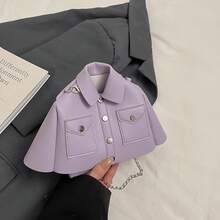 Borsa a tracolla di da celebrità, modello creativo di abbigliamento, borsa a spalla di nicchia con personalità, borsa da donna con catena cross-border - Verde - Visualizzare 11