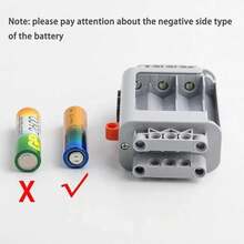 MOC Power Functions Upgrade M L XL Servo Motor Remote Control Battery Box Switch 8293 8883 Building Blocks Technic Parts - -servo Motor - View 4