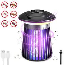 Tragbare Mücken-Killer-Lampe, elektrische Mückenfalle, USB-Mücken-Killer 7-Farben-Nachtlicht Camping-Licht, geeignet für Zuhause, Outdoor-Picknick, Camping, Reisen, eliminiert effektiv Mücken, Fliegen, Motten, Fruchtfliegen - Dreifarbige, einstellbare Beleuchtung - Übersicht 3