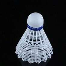 6pcs Plastic Nylon Badminton Shuttlecocks, Durable, Wind-Resistant, Outdoor - Multicolor - View 3