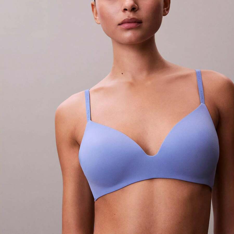 Calvin Klein Perfectly Fit Wirefree T-Shirt Bra QF8013 Underwear  Women  Bras + Bralettes Underwear Sleepwear - Hoa tulip xanh - Xem 1