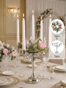 Luxury Metal Candelabra, Gold Elegant Multi-Arm Candle Holder, Vintage European Club Home Decor, Wedding Decoration Candelabra, Table Centerpiece Decoration, Holiday Event Decor, Cafe Photography Accessory - Modern and Stylish - View 18