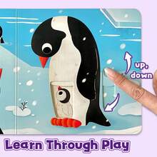 Children's Interactive Flip-And-Slide Book: Find Baby Animals Discovery Story, Early Learning And Parent-Child Reading - Baby Animal Discovery - View 5