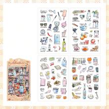 4sheets PET Embelishment Stickers DIY Collage Supplies Creative Decor Hand Made DIY Scrapbooking Material Stickers - 4sheets - View 10
