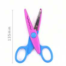NeeDoh Colorful Decorative Craft Scissors Set, ABS Resin Non-Slip Handle, Paper Cutting, Scrapbook Card Making, DIY Art Pattern Design - Scissors 1 - View 6
