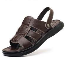 Neue Herren-Sommersandalen: multifunktional, atmungsaktiv, rutschfest, mit weicher Sohle, vereinen Stil und Komfort – die ideale Wahl für Strand und Meer. - CS9802 Braun - Übersicht 11