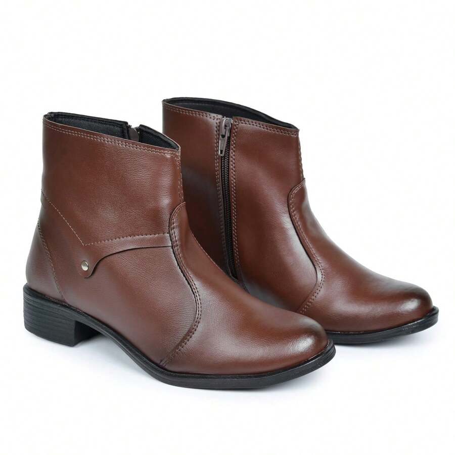 Beautiful And Super Comfortable LBshoes 208 Boots... - Rust Brown - View 1
