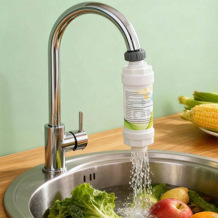 Household & Kitchen Supplies, Bathroom Accessories, Shower Head, Shower Filter, Faucet Water Purifier, Shower Bathing Water Purifier - Filter - View 1