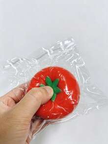 1pc Fluid Tomato Squeeze Toy, Stress Relief Tomato Squeezy Toy (Random Packaging Style), Prank Toy, Decor, Stress Relief Toy, Soft Texture, Viscous, Fun, Ideal Gag Gift For Holidays, Squeeze When Anxious, Soft & Sticky Texture, Excellent Decorative Gift - Squishy - Squishy Toys - Squishies - Fidget Toys - - Multicolor - View 11