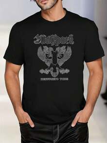 T-shirts i stora storlekar för män - Svart - Visa 1