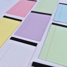 2 buah buku catatan berlubang A5, buku memo bergaris, buku memo portabel, kertas tebal, cocok untuk pelajar dan penggunaan kantor. - 203mm*127mm - View 11