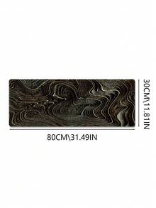 Tapis de souris de jeu E-Sports, convient pour le travail à domicile et au bureau, tapis d'expansion pour clavier d'ordinateur et ordinateur portable, grand tapis de table avec base en caoutchouc antidérapante et bordure cousue, décoration de bureau - Voir 14