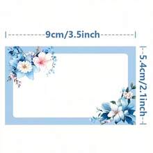 100pcs Vintage Floral Pattern Small Cards, Suitable For Gift Tags In Flower Shops And Bakeries - Multicolor - View 8
