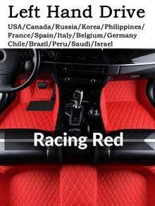 Luxury PU Leather Car Floor Mat Set, Fully Covered, Diamond Stitched Design, Suitable For Opel Astra H From 2004 To 2008, Left-Hand Drive, Blue And Black Options, Waterproof, Stain Resistant And Durable, Better Protecting Your Car - Multicolor - View 20