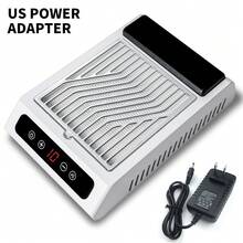 Pengumpul Debu Kuku Profesional dengan Panel Sentuh LCD, Daya Hisap Tinggi, Suara Rendah, Penyedot Debu Kuku yang Mudah Dibersihkan, Cocok untuk Seni Kuku - Putih - View 8