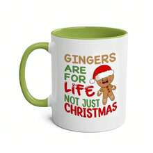[24-Hour Delivery Within Mexico] Double-Sided Print Mug, A Fun Gingerbread Man Mug For Christmas, Suitable For Coffee Or Juice, With A Capacity Of 11 Ounces Or 360 Milliliters, Perfect As A Gift. - 1 - 查看 11