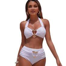 New Sexy And Fashionable Two-Piece Bikini For Women 2026 - 9359 White Two-piece Set - View 5