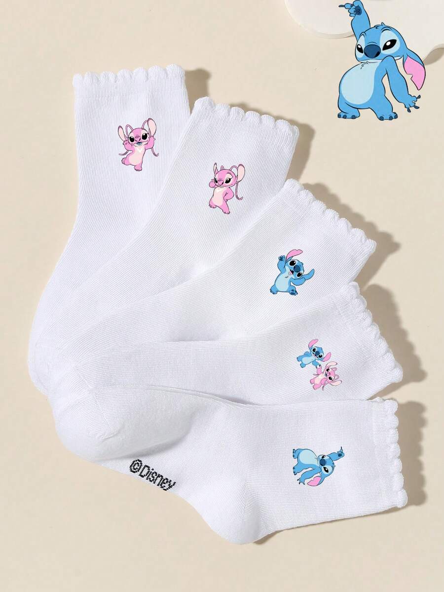 Disney Sock/Stitch Sock 5/10 Pairs Spring/Summer New Children's Campus ...