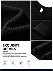 Women T-Shirts - Black - View 4