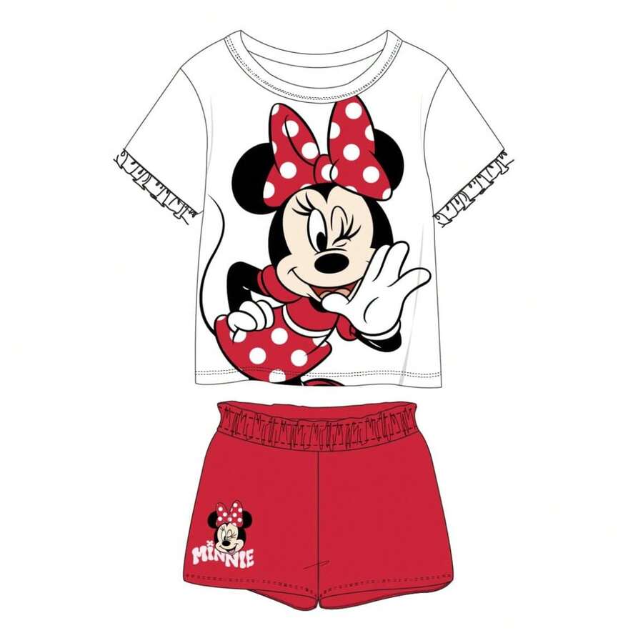 Cerdá Disney Bộ đồ Minnie Mouse 2 món cho bé trai và bé gái – Áo thun ngắn tay và quần short Minnie Mouse thoải mái và nhẹ nhàng, trang phục mùa hè cho trường học, công viên, kỳ nghỉ và mặc hàng ngày, bộ đồ thường ngày dễ phối đồ - Miễn phí vận chuyển ✅ Giao hàng trong 24/48 giờ đến Tây Ban Nha lục địa - Phương án 3 - Xem 1
