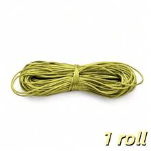 1/2/3 rollos 20 metros/Rollo 1.5mm No.7 Cordón de poliéster para joyería Hilo de nylon Cuerda de nudo chino para DIY Pulsera Collar Línea Hilo Shamballa - Cable - Ver 9