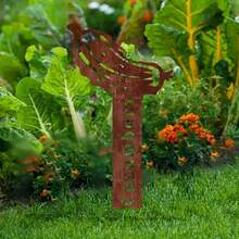 1pc Retro Acrylic Cucumber Sign - Suitable For Charming Gardens, Balconies And Patios, Vegetable Label, Outdoor Decor Art In Natural Style, Garden Decoration - A - View 5