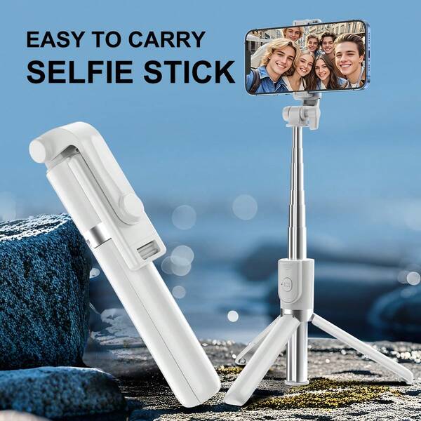 New 2-In-1 Selfie Stick And Tripod, Anti-Shake, Supports Overhead Shooting, Portable And Easy To Store, Multiple Colors Available, Suitable For Travel Photography, Vlogging, Live Streaming, Phone Holder, Multifunctional Photography Accessory