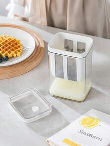 Meoky 1pc Reusable Yogurt Strainer with Ultra-Fine Mesh & Lid, Yogurt and Cheese Filter for Homemade Greek Yogurt, Soy Milk Straining Tool for Home Kitchen - 白色-大號 - 查看 8