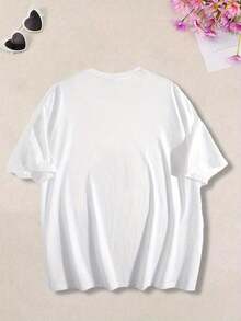 Camiseta con estampado gráfico de anime japonés 2026, camiseta informal de manga corta con cuello redondo y corte holgado ........tops,home,blouses - Weiss 5 - Visa 2
