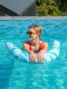 Inflatable Semi-Circular Water Hammock, Water Lounger, Adult Inflatable Float, Foldable Float, Raft (Random Color And Style) - Multicolor - View 4