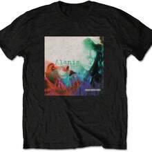 Morissette Alanis T Shirt Jagged Little Pill Logo New Unisex Black - Black - View 1