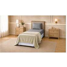 Microfiber Fleece Blanket, 180 Thread Count, Ultra Soft, 1 Piece, Velvety Touch, Single, Double, Queen - 卡其色 - 查看 5
