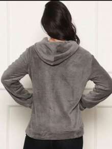 Women's Warm Panda Winter Sweater - 灰色 - 查看 3