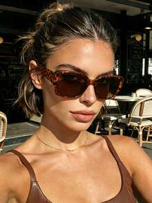 1 pieza Gafas de moda con clip para miopía, gafas de conducir para mujer - Multicolor - Ver 8