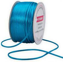 2mm Champagne Braided Silk Cord For Macrame, Jewelry Making, And DIY Crafts - 55 Yards - Black - View 19
