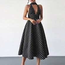 Women Midi Dresses - 黃色的 - 查看 7