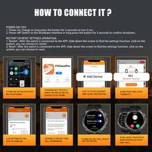 EIGIIS 3ATM 防水男士運動智慧手錶 KE3,附 LED 手電筒,相容 Android 手機 (通話/撥號),1.45 吋 HD 螢幕,110+ 種運動模式,睡眠監測 - 彩色 - 查看 11