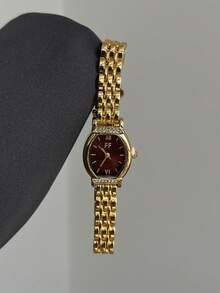 Fashionable Retro Elegant Exquisite Women's Quartz Watch, Suitable For Daily Wear, Gift Giving And Casual Occasions - Gold - View 6