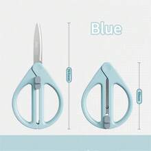 1 Pc Retractable Portable Safety Scissors, Suitable For Handicraft DIY Cutting, Art Paper Cutting, Applicable For School, Home And Office - Single Piece - View 8