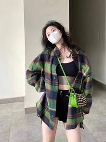 Women Blouses & Shirts - Green - View 2