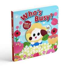 Interactive Push-Pull-Slide Book, "Who's Busy In The Garden" Story, Suitable For Early Learning And Parent-Child Reading - Flower Garden Busy Story - View 2